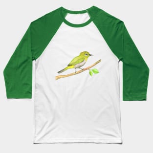 Japanese white-eye bird Baseball T-Shirt